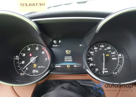 2017 Alfa Romeo Giulia Ti Awd z USA, uszkodzony, nr VIN ZARFAEEN0H7556682